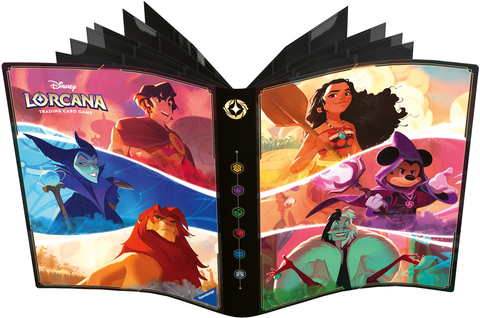 Disney Lorcana - 9 Pocket Portfolio - Shimmering Skies - Iconic Characters (Pre-Order) (ETA August 9th, 2024)