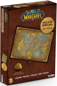 World Of Warcraft Azeroth's Map (1000 Piece Puzzle)