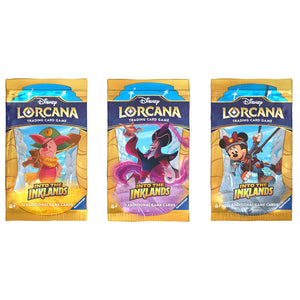 Disney Lorcana: Into The Inklands Booster Pack (1 Random Pack) A & C Games Disney Lorcana: Into The Inklands Booster Pack (1 Random Pack) A & C Games