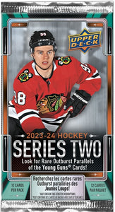 2023-24 Upper Deck Hockey Series 2 Blaster Pack (12 Cards Per Pack)