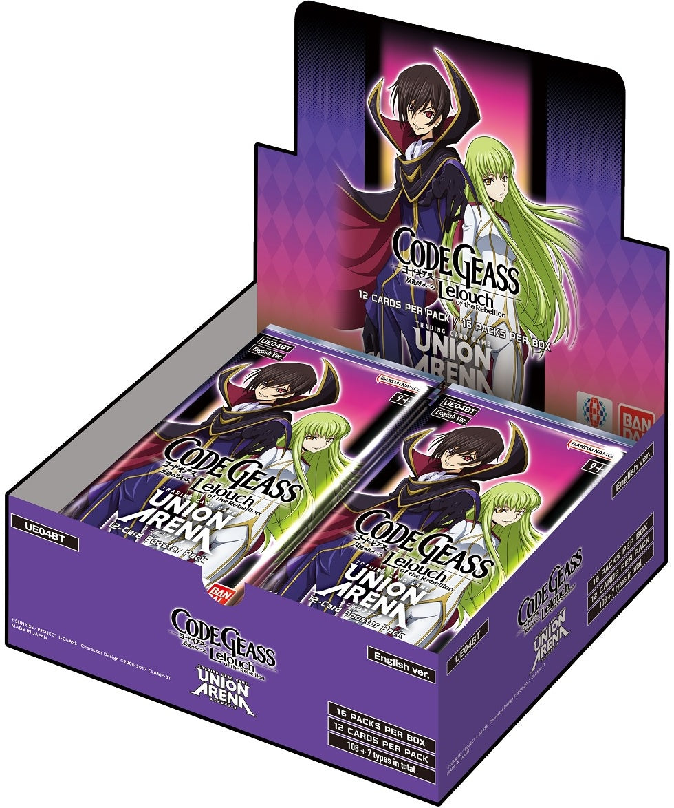 Union Arena Code Geass Lelouch of the Rebellion Booster Box