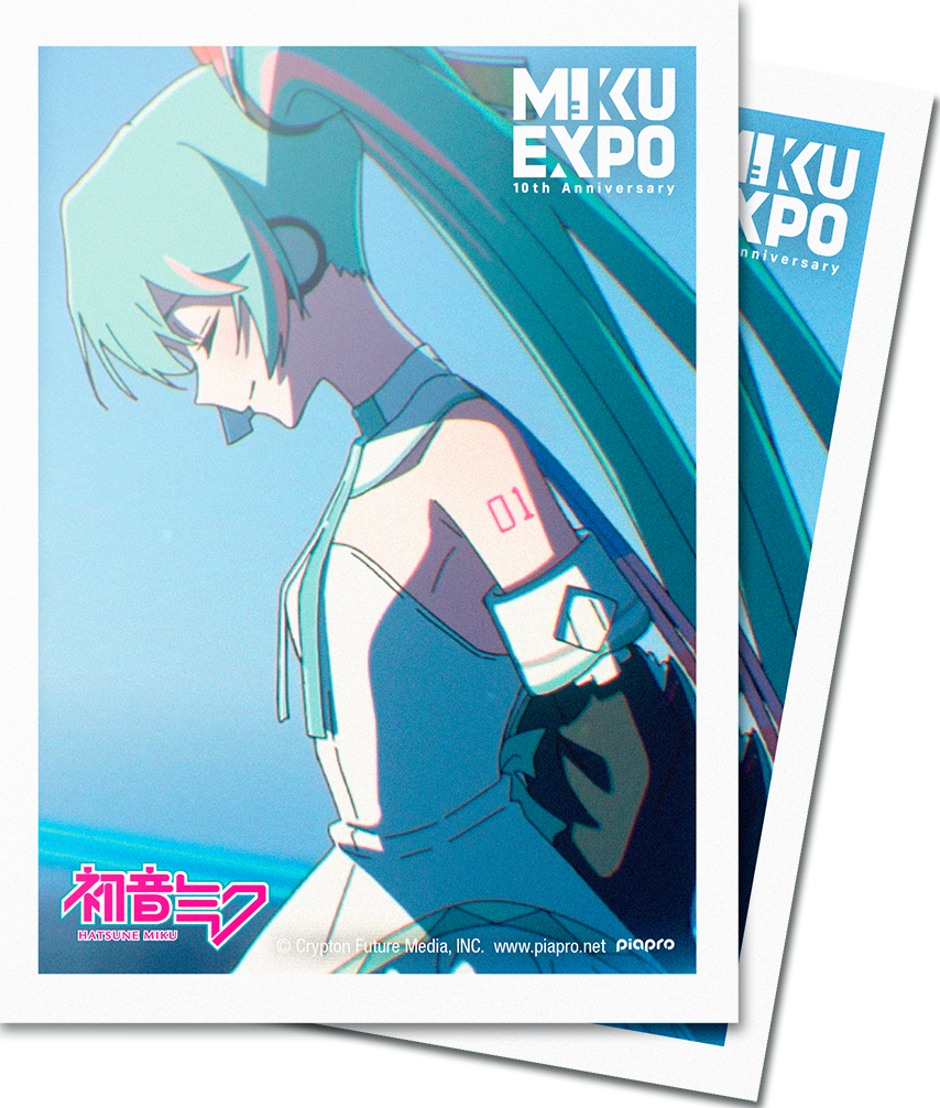 Ultra Pro: Standard Size Sleeves 66mm x 91mm 100ct - Hatsune Miku 10th Anniversary Patience