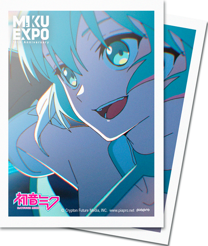 Ultra Pro: Standard Size Sleeves 66mm x 91mm 100ct - Hatsune Miku 10th Anniversary Flight