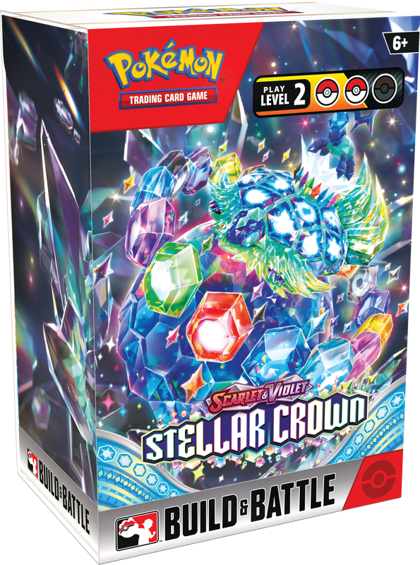 Pokemon Scarlet & Violet: Stellar Crown - Build & Battle Kit Box (Pre-Order) (ETA September 27th, 2024)