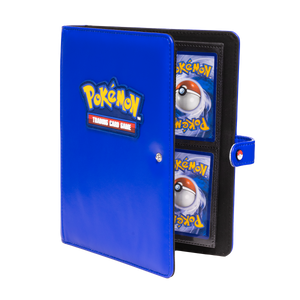 Ultra Pro - 4 Pocket Premium Snap Binder Pokemon - Blue