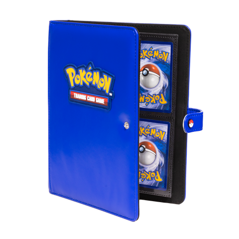 Ultra Pro - 4 Pocket Premium Snap Binder Pokemon - Blue