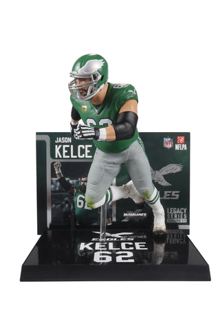 NFL Football Philadelphia Eagles Green Jersey Jason Kelce McFarlane's SportsPicks 7" Figure Legacy Series Figure #11