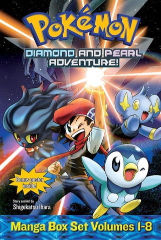 Pokemon Diamond and Pearl Adventure! Box Set Volumes 1-8