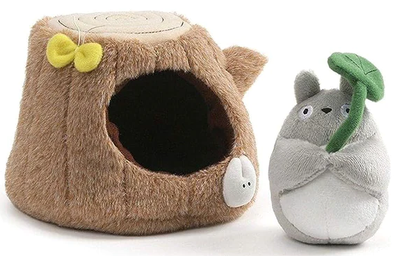 Studio Ghibli Totoro With Tree Trunk Beanbag 5" (S) Plush