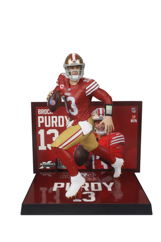 NFL Football San Francisco 49ers Red Jersey Brock Purdy McFarlane's SportsPicks 7" Figure Legacy Series Figure #12