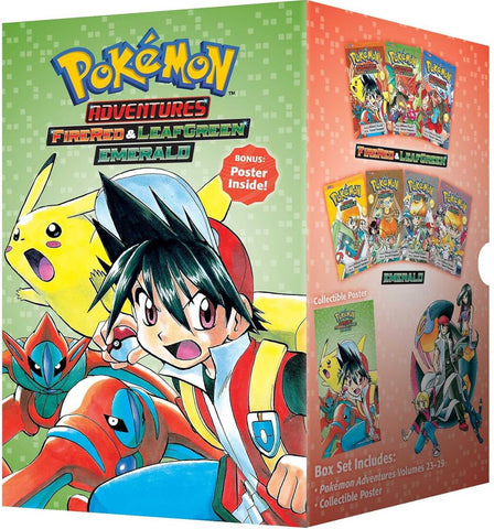 Pokemon Adventures Fire Red & Leaf Green/Emerald Box Set Volumes 23-29