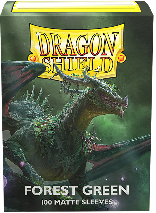 Dragon Shield Matte Standard Size Sleeves Forest Green 100ct