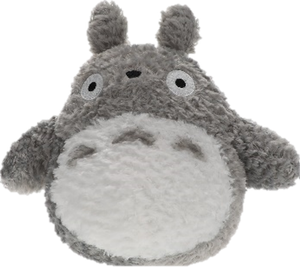 Studio Ghibli Fluffy Big Grey Totoro Beanbag 8" Plush