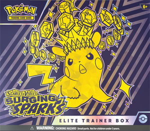 Pokemon Scarlet & Violet: Surging Sparks Elite Trainer Box (Pre-Order) (ETA Surging November 8th, 2024)