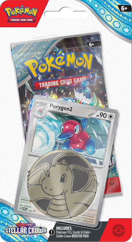 Pokemon Scarlet & Violet: Stellar Crown - Checklane Blister Pack - Porygon2