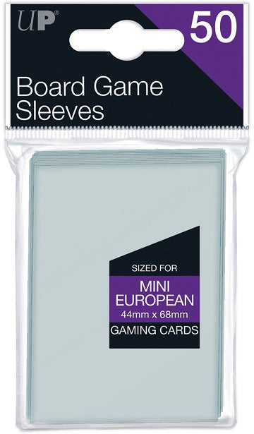 Ultra Pro - Board Game Sleeves - Mini European Board Game Sleeves 44mm x 68mm 50ct