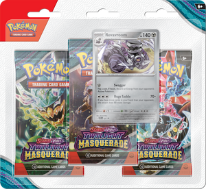 Pokemon Scarlet & Violet: Twilight Masquerade - 3 Pack Blister - Revavroom