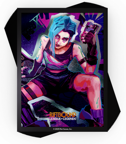 Riftbound: League Of Legends TCG Origins Art Sleeves - Jinx 100ct