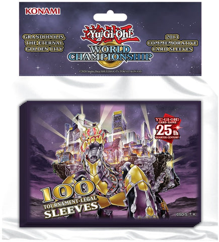 Yu-Gi-Oh! Card Sleeves 100ct - World Championship Grandopolis Eternal Golden City