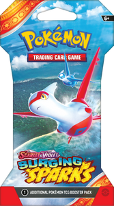 Pokemon Scarlet & Violet: Surging Sparks - Sleeved Booster Pack (1 Random Sleeved Booster Pack) (Pre-Order) (ETA November 8th, 2024)