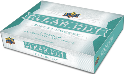 2023-24 Upper Deck Clear Cut Hockey Hobby Box *Read Description*
