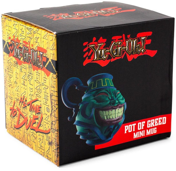 Yu-Gi-Oh! Pot Of Greed Sculpted 3" x 2" Ceramic Mini Mug
