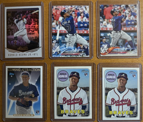 2018 Ronald Acuna Jr. Rookie Card (1x Randomly Selected RC, May Not Be Pictured)
