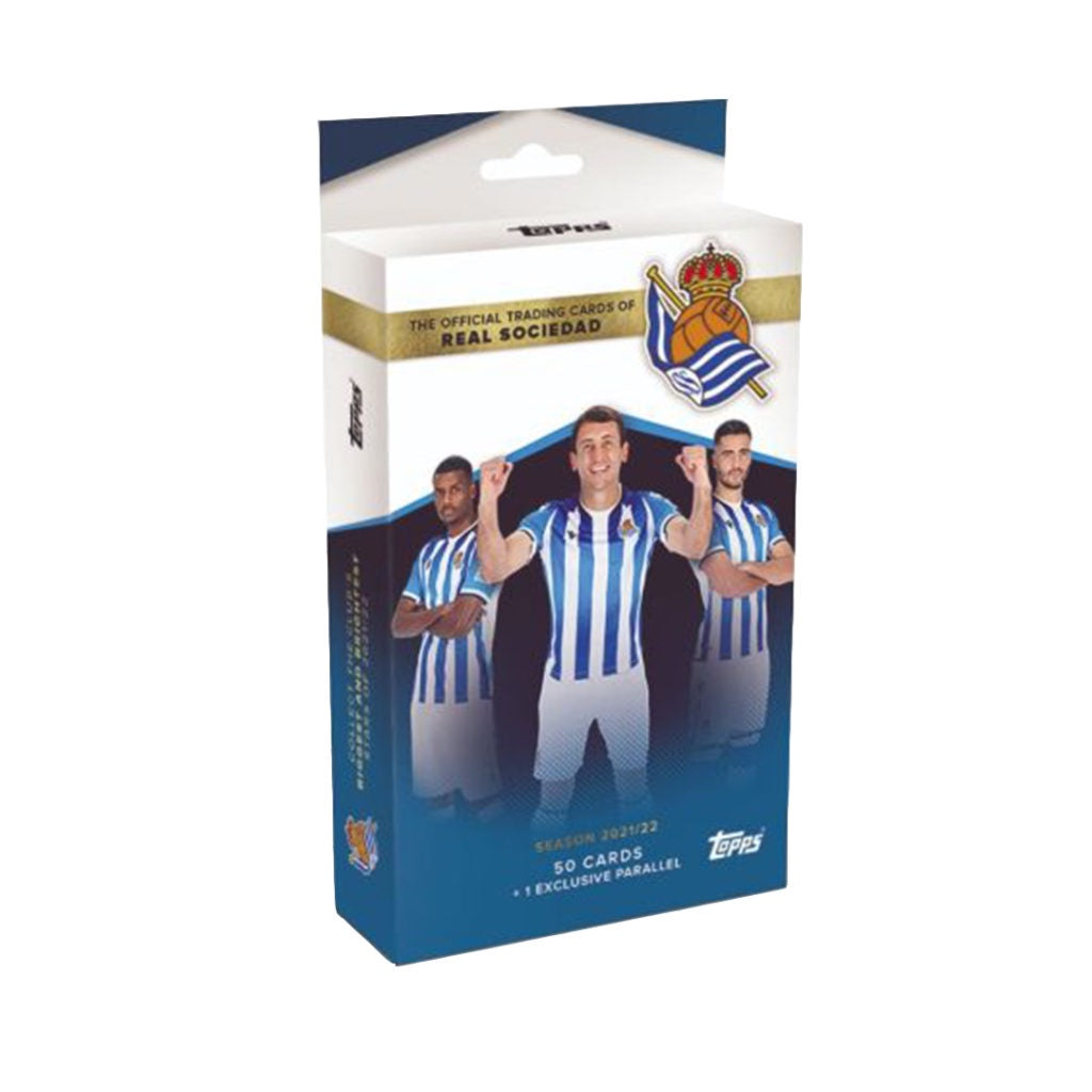 2021-22 Topps Real Sociedad Team Set Box (50 Cards + 1 Exclusive Parallel)