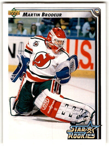 1992-93 Upper Deck #408 Martin Brodeur HOF Star Rookies New Jersey Devils NHL