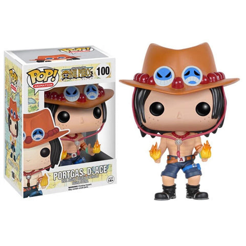 Funko POP! Animation: One Piece - Portgas. D. Ace #100 Vinyl Figure