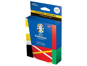 2024 Topps UEFA Euro 2024 Germany Mega Eco Box (87 Stickers + 2 Parallels)