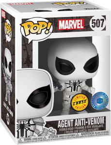 Funko POP! Marvel - Agent Anti-Venom #507 Exclusive Bobble-Head Figure CHASE (Box Wear)
