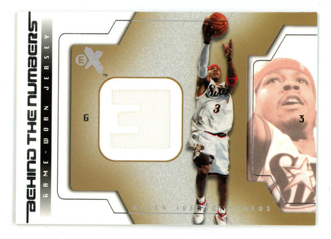 Allen Iverson - Game-Used Worn Swatch Relic Jersey Memorabilia Card - Sports Card Single (Randomly Selected, May Not Be Pictured)