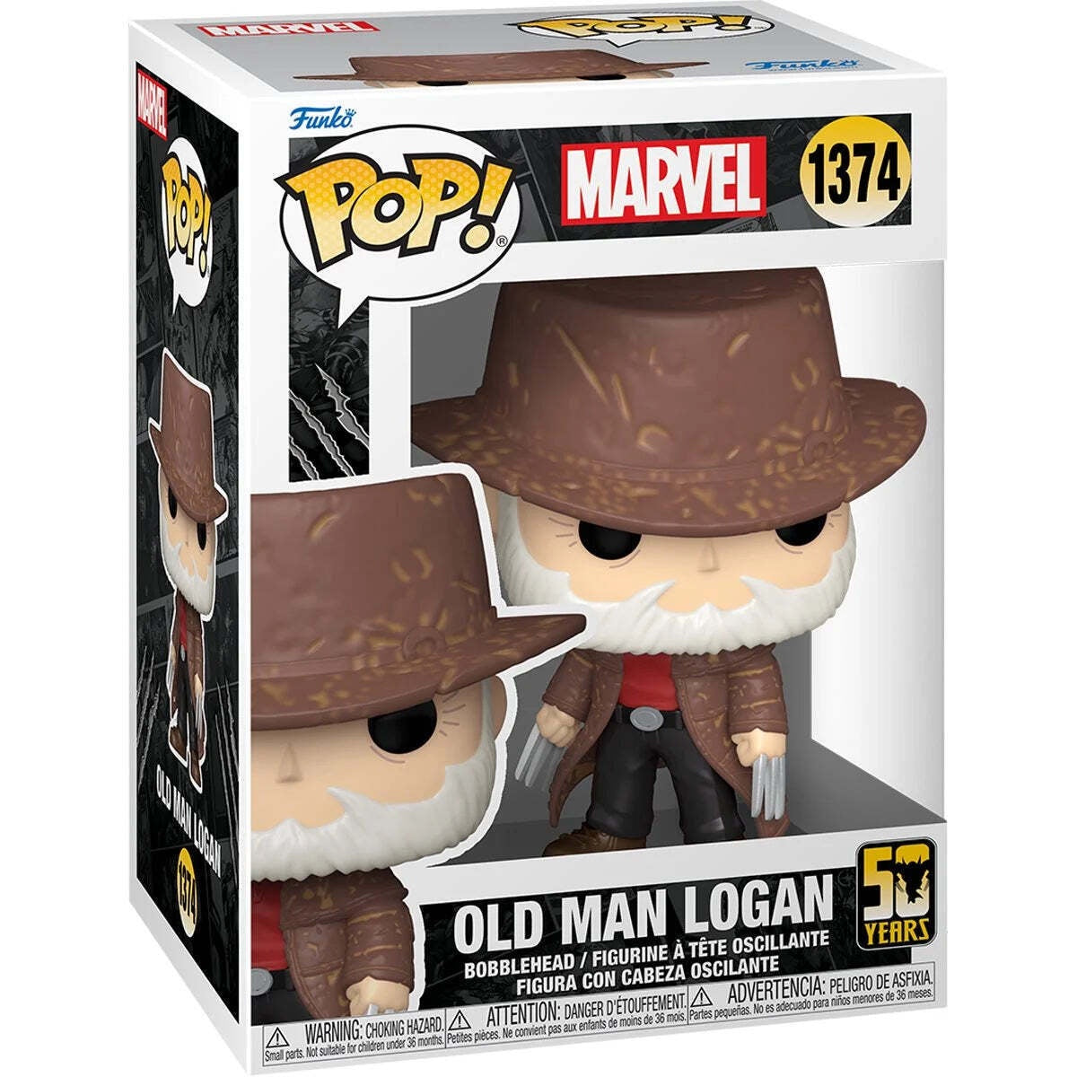 Funko POP! Marvel Wolverine 50th Anniversary - Old Man Logan #1374 Bobble-Head Figure