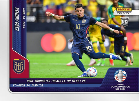 2024 Panini Instant Copa America #15 Kendry Paez Rookie Card RC (Rookie Card) 1 of 288