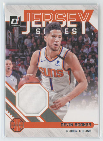 Devin Booker - Game-Used Worn Swatch Relic Jersey Memorabilia Card Sports Card Single (Randomly Selected, May Not Be Pictured)