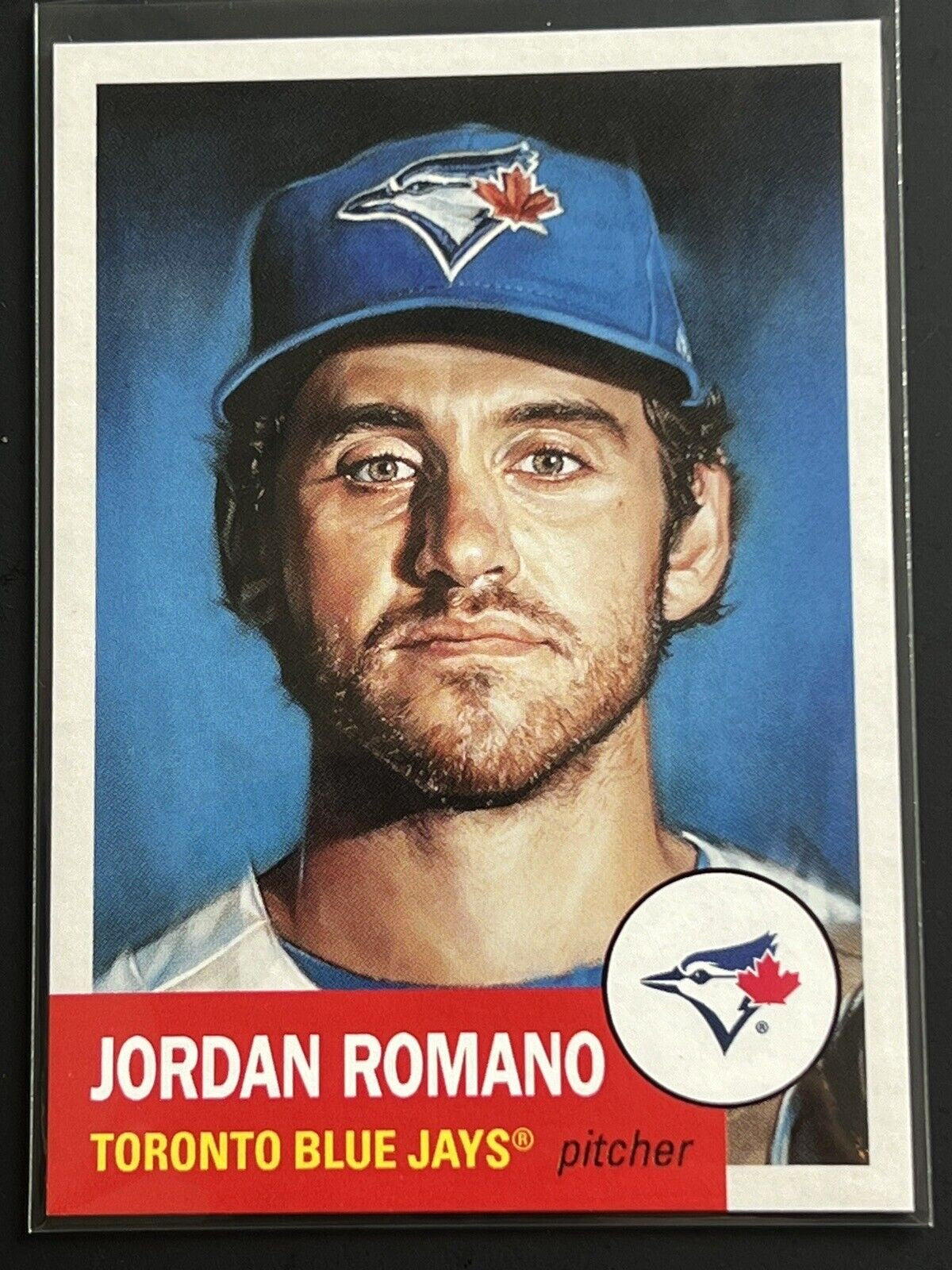 Jordan Romano 2023 Topps Living Set Card #594 Toronto Blue Jays