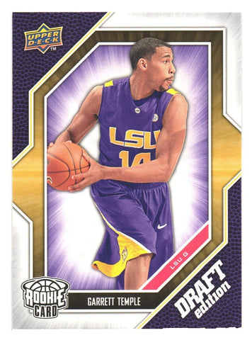 2009-10 Upper Deck Draft Edition Basketball LSU Garrett Temple RC (Rookie Card)