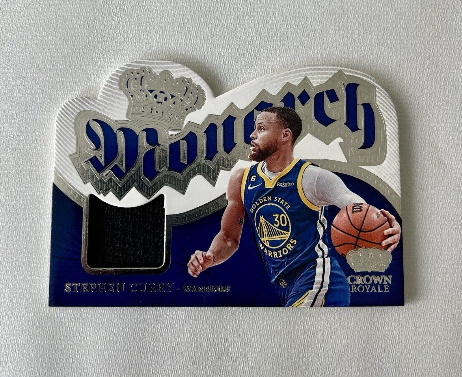 Stephen Curry - Game-Used Worn Swatch Relic Jersey Memorabilia Card Sports Card Single (Randomly Selected, May Not Be Pictured)