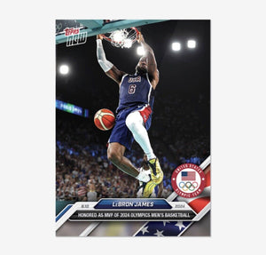 LeBron James - 2024 Olympic Games TOPPS NOW® Card #30 Men's Basketball Team USA