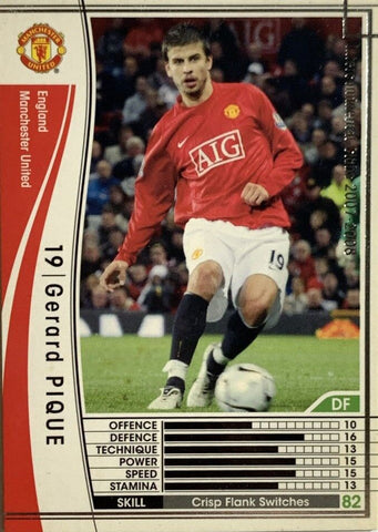 Panini WCCF 2007-08 Gerard Pique  #133 RC (Rookie Card) Japanese