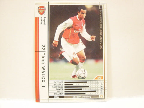 Panini WCCF 2006-07 Theo James Walcott #093 RC (Rookie Card) Japanese