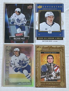 2023-24 Matthew Knies RC Rookie Card (No Young Guns, No Serial Numbered, No Parallel, 1x Randomly Selected RC, May Not Be Pictured)