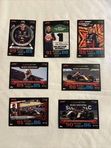 Topps Turbo Attax F1 Racing Max Verstappen Team Red Bull Racing  (1x Randomly Selected, May Not Be Pictured)