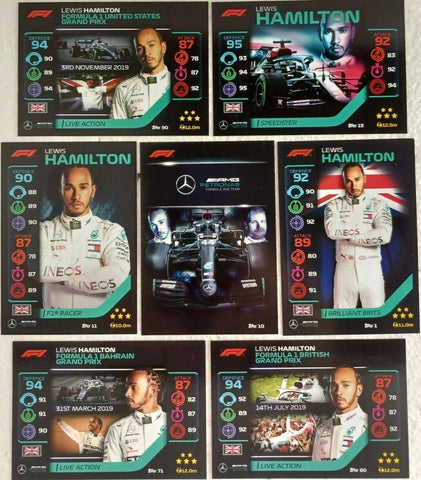 Topps Turbo Attax F1 Racing Lewis Hamilton Team Red Bull Racing (1x Randomly Selected, May Not Be Pictured)