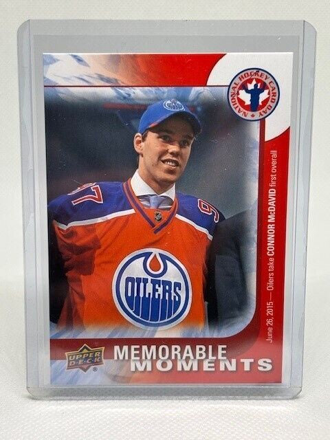 2015-16 Upper Deck Connor McDavid Memorable Moments #CAN16 RC (Rookie Card)