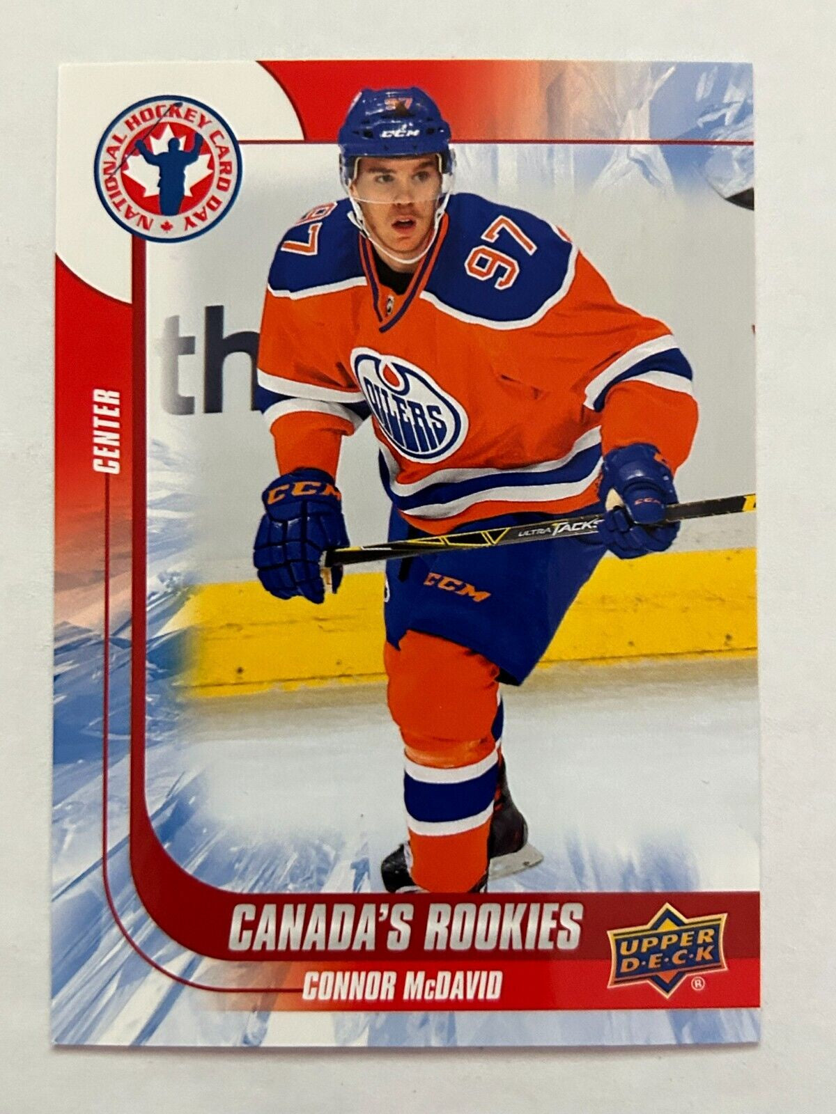 2015-16 Upper Deck National Connor McDavid Canada's Rookies RC (Rookie Card)