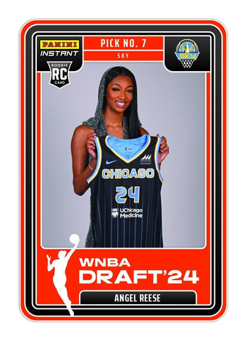 2024 Panini Instant WNBA Draft Angel Reese  #DN-6 Chicago Sky Rookie RC (Rookie Card) 1 of 2035