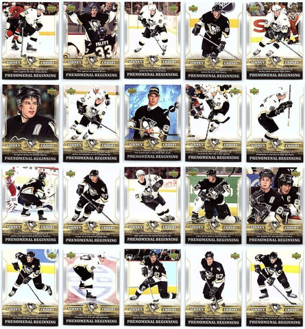 2005-06 Upper Deck Sidney Crosby Phenomenal Beginning RC Rookie Year Sports Card Single (1x Randomly Selected)