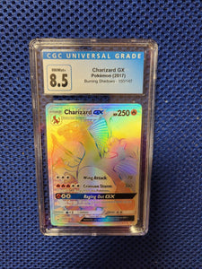 Charizard GX Pokemon Burning Shadows 150/147 Rainbow Secret Rare Grade A & C Games Charizard GX Pokemon Burning Shadows 150/147 Rainbow Secret Rare Grade A & C Games
